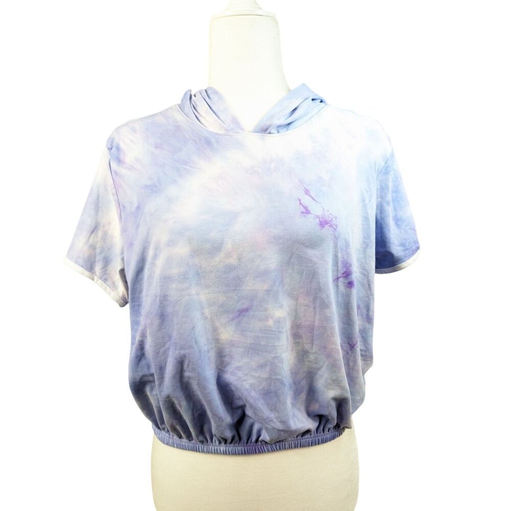 Tie-Dye Everly June Crop Top Hoodie Junior XL
